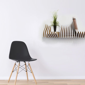 Modular and interactive bookshelf
