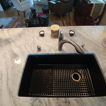 "Arabescus White" Marble Countertops