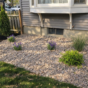 River Rock Foundation Planting Niskayuna