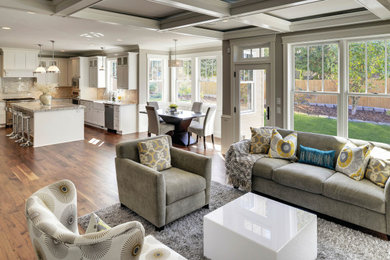 Inspiration for a contemporary living room remodel in Orange County