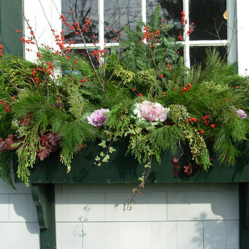 Holiday Wooden Window Box