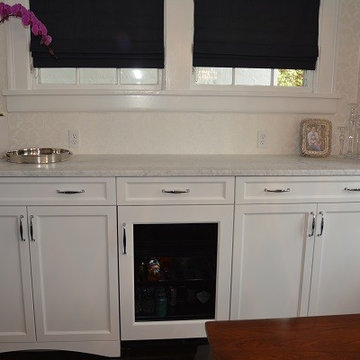 Classic White Kitchen with twists