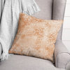 Rusty Floral Pattern 18x18 Spun Poly Pillow