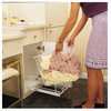 Steel Wire Pull Out Hamper for Vanity/Closet Applications, 14.75"