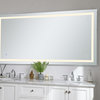 36"x72"Touch Sensor Hardwired LED Mirror, Color Changing Temp 3000K/4200K/6400K