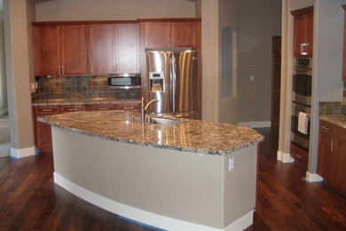 Example of a trendy kitchen design in Other