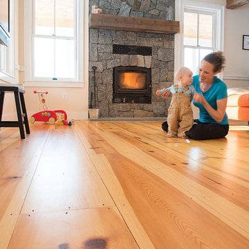 Custom Red Pine Floors