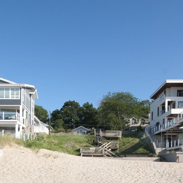 California Style Modern Beach House on Lake Michigan