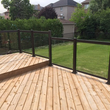 Aluminum and Glass Deck Railings - 108