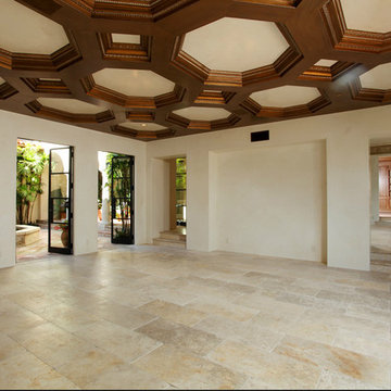 Dining room fireplace