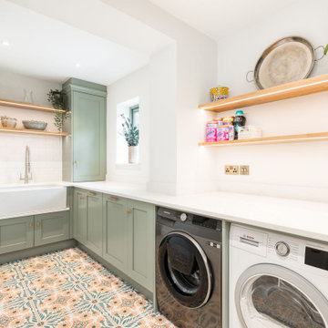 Decorative Style Lay-On Shaker Utility Room