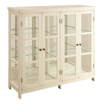 Coaster White Accent Display Cabinet