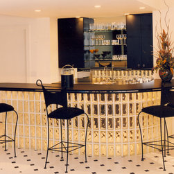 Modern Glass Block Bar - Products
