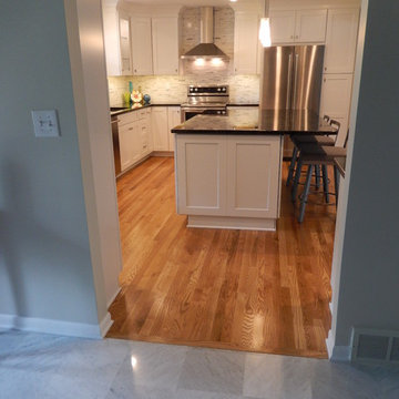 Kitchen remodel with wall removal