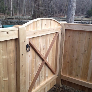 Weston Cedar Fencing and Stonewall