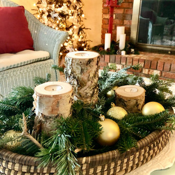 Birch Candle Holders and Pine