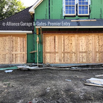 Custom Handcrafted Wood Garage Doors