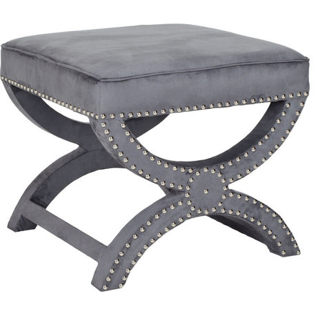 Mystic Ottoman - Pewter Gray