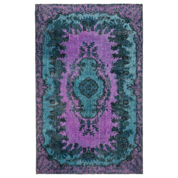 Rug N Carpet - Handwoven Oriental 5' 9" x 9' 0" Distressed Area Rug