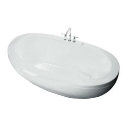 MAAX - MAAX Bathtub. Romance 5.5 ft. Center Drain Bathtub in White - Bathtubs