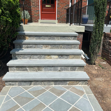 Thermal Full Color Diamond Pattern Walkway in Tenleytown, Washington DC
