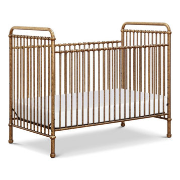 Namesake Classic Abigail 3-in-1 Convertible Crib in Vintage Gold