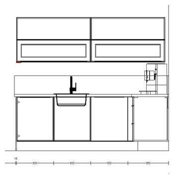 Beton Design Küche mit Insel