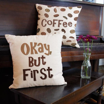 Words and Quote Throw Pillows