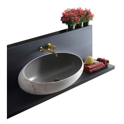 MARBLE SINK KR03 - Bathroom Sinks
