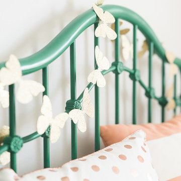 Whimsical Floral Girls Bedroom by Design Loves Detail