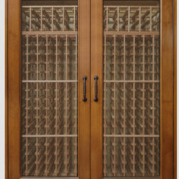 Custom Sonoma Series Wine Cabinet - Wine And Bar Cabinets