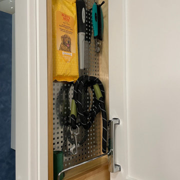 Wood and Stainless Steel Pull Out Base Filler for New Kitchen Applications