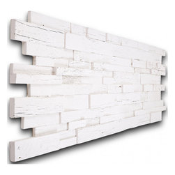 191-WOODEN HIGH-LOW WALL STACKED PANEL - Wall Panels