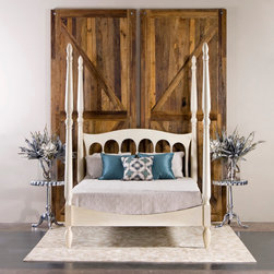 Castilla Bed, Antique White - Beds