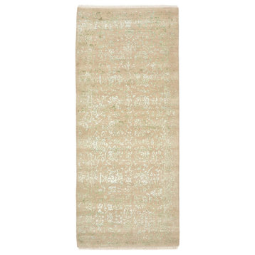 Oriental Rug Sadraa 6'6"x2'10" Hand Knotted Carpet