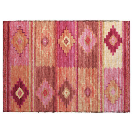 Indoor/Outdoor Phoenix PH1 Rose Machine Washable 1'8" x 2'6" Rug