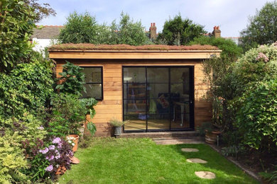 Photo of a rustic garden shed and building in London.