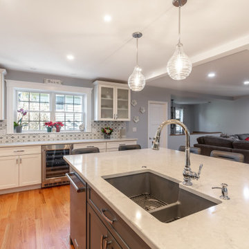 Melrose Kitchen Island Sink View