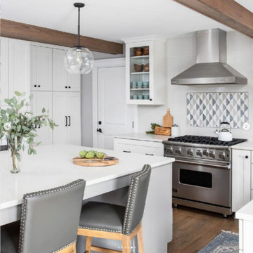 Naperville All-White Kitchen Rehab