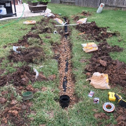 French Drain Installation - Watering And Irrigation Equipment