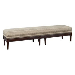 Hickory Chair Ottomans and Benches - Indoor Benches