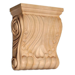 Inviting Home Inc. - Columbus Small Wood Corbel, Cherry - Corbels