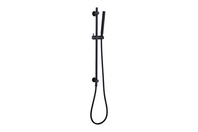 Solid Brass Handheld Shower With Brass Slide Bar And 59-Inch-Long Hose