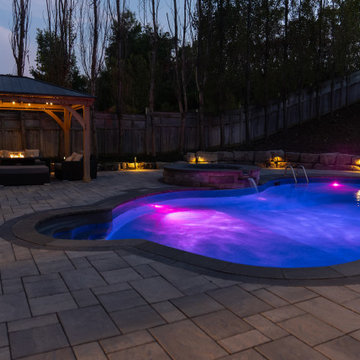 Custom Pool, Spa & Cabana Backyard Retreat