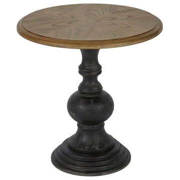 Lexi Hand-Carved Reclaimed Wood Accent Table, Belen Kox