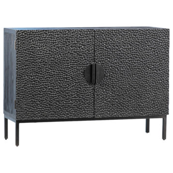 47" Athens Small Black Sideboard