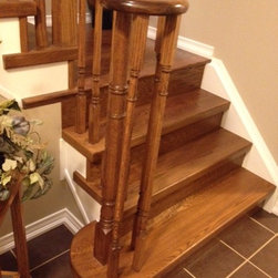 Staircase - Hardwood Flooring