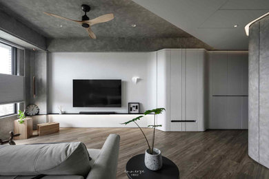 Inspiration for a modern living room remodel in Los Angeles