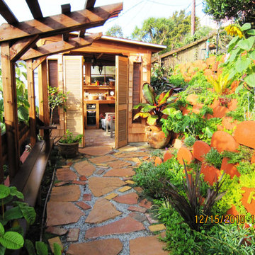 Terraced San Francisco Backyard