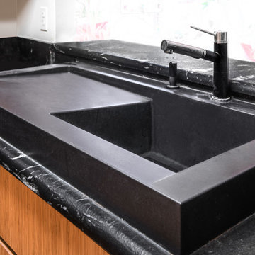 Bamboo Contemporary Kitchen in Arlington, Virginia